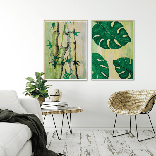 Monstera & Bambo